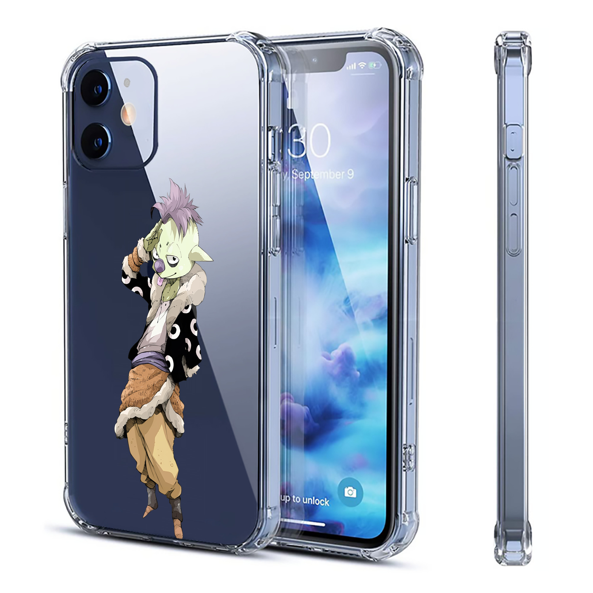 （画像用） 転スラ Regarding Reincarnated to Slime 【iPhone 12シリーズ対応】透明スマホケース（クリアソフトケース）